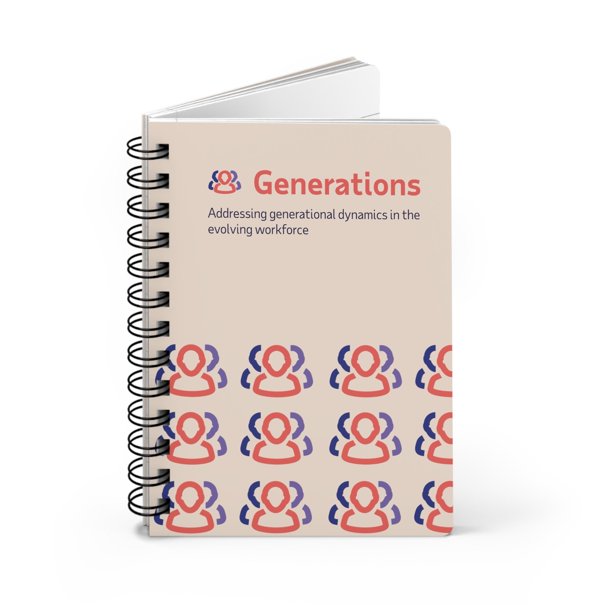 Generations BRG Tan Spiral Bound Journal