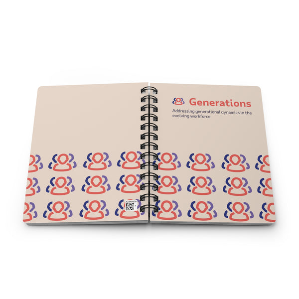 Generations BRG Tan Spiral Bound Journal