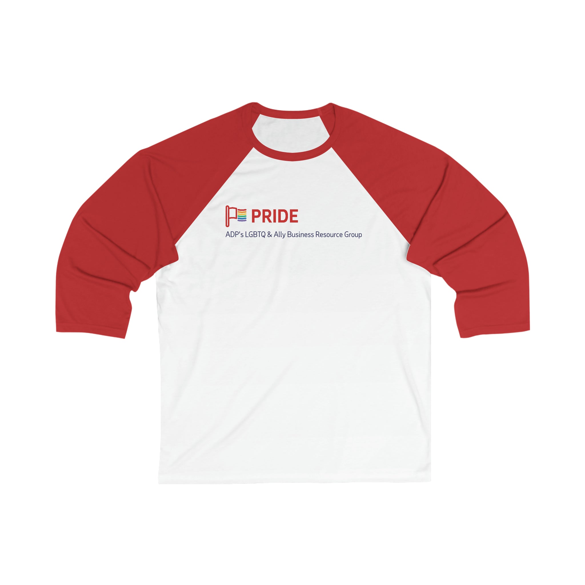 ADP Pride BRG Unisex 3/4 Sleeve Baseball Tee