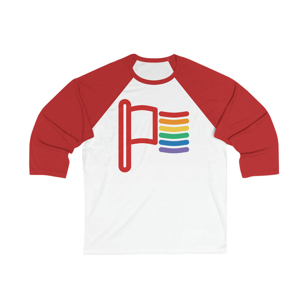ADP Pride BRG Unisex 3/4 Sleeve Baseball Tee