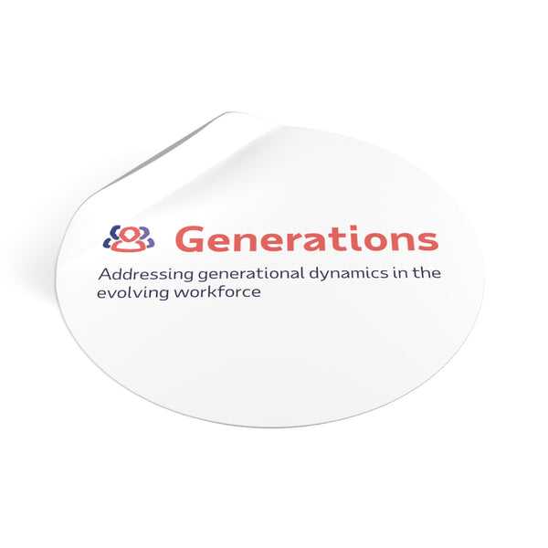 Generations BRG Round Vinyl Stickers