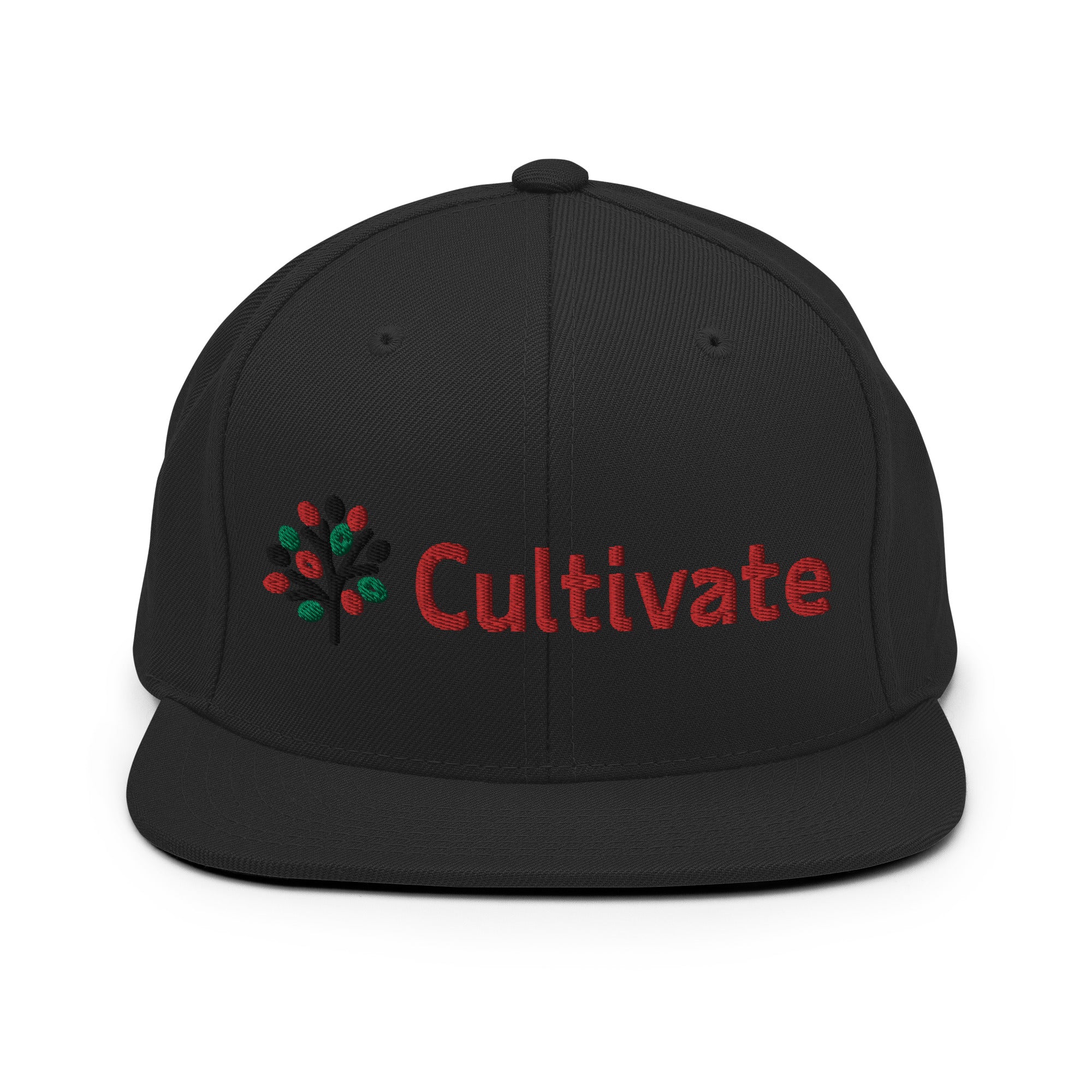 Snapback Hat (Various) - Cultivate (Red)