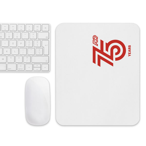 Mouse Pad (White) - ADP 75 (Red)