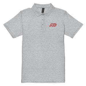 Women's Pique Polo Shirt (Various) - ADP (Red) (Embroidered)