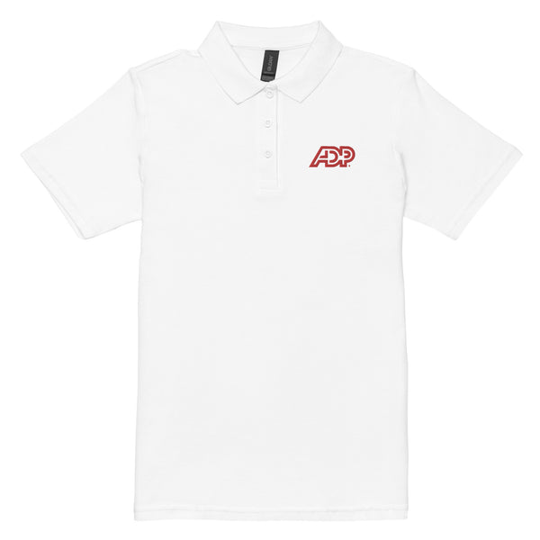 Women's Pique Polo Shirt (Various) - ADP (Red) (Embroidered)