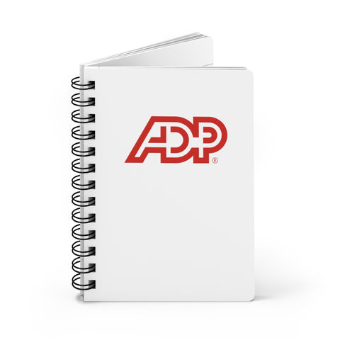 ADP White Spiral Bound Journal