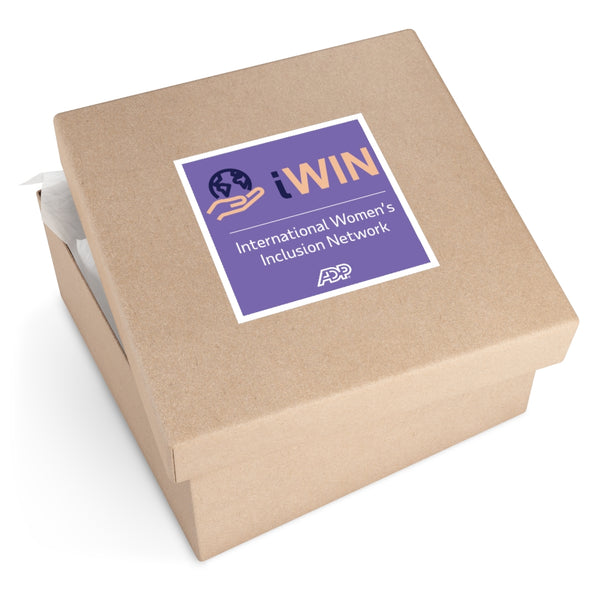 iWin International Women - Square Vinyl Stickers