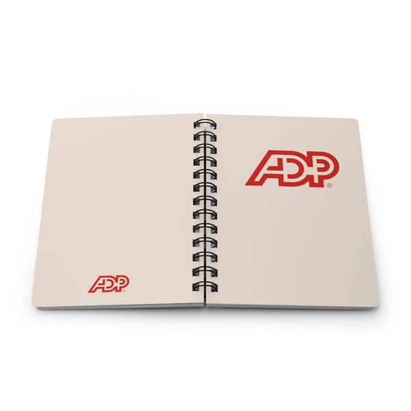 ADP Tan Spiral Bound Journal