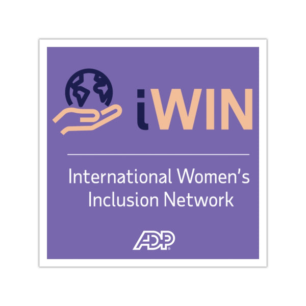 iWin International Women - Square Vinyl Stickers