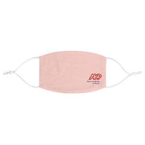 ADP with Tagline Blush Fabric Face Mask