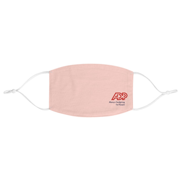 ADP with Tagline Blush Fabric Face Mask