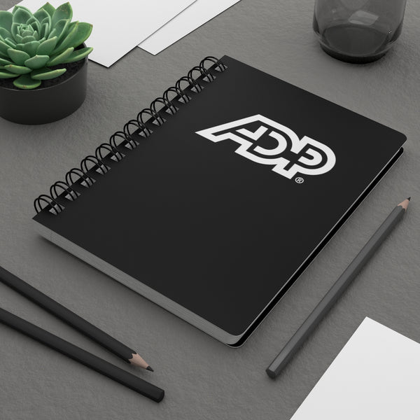 ADP Black Spiral Bound Journal