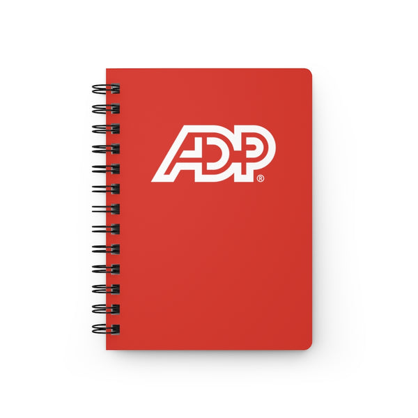 ADP Red Spiral Bound Journal