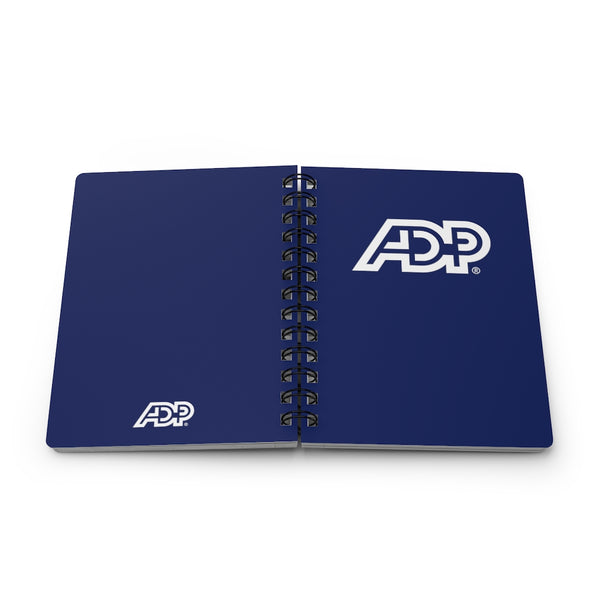 ADP Blue Spiral Bound Journal