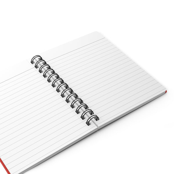 ADP with Tagline Red Spiral Bound Journal