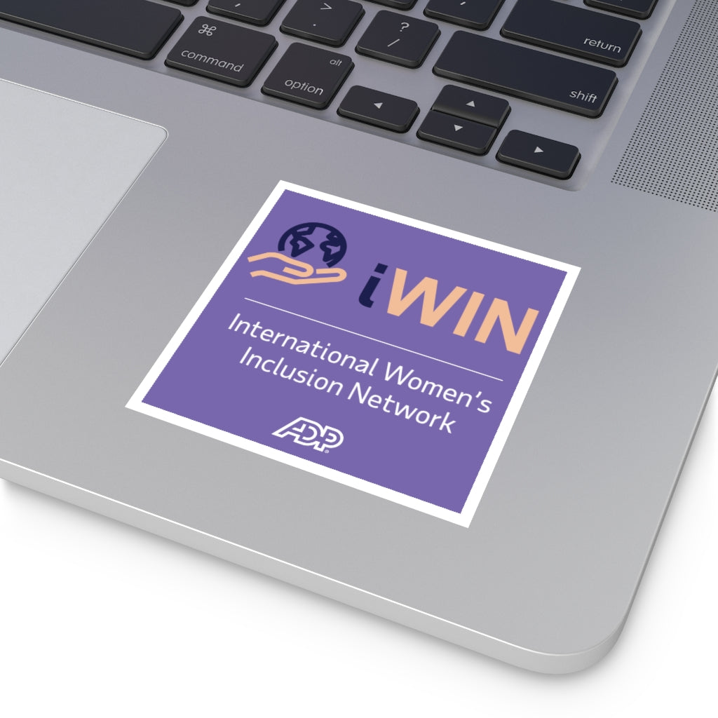 iWin International Women - Square Vinyl Stickers