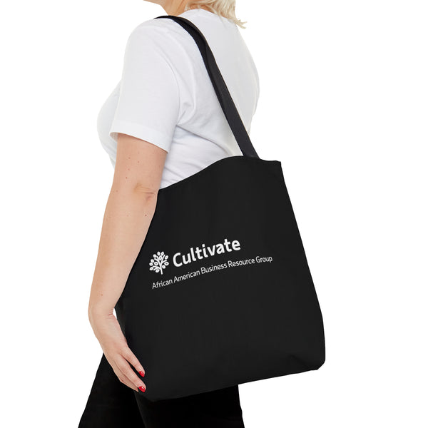 Cultivate with Tagline Tote Bag
