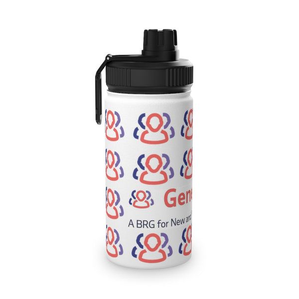 Generations BRG Stainless Steel Water Bottle, Sports Lid