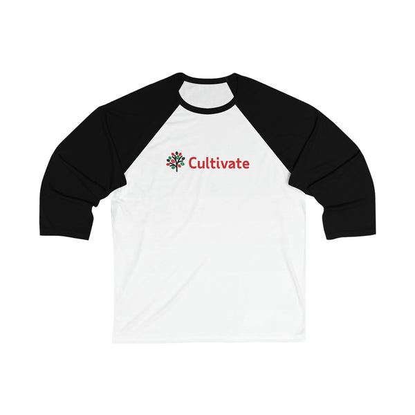 Cultivate Unisex 3\4 Sleeve Baseball Tee