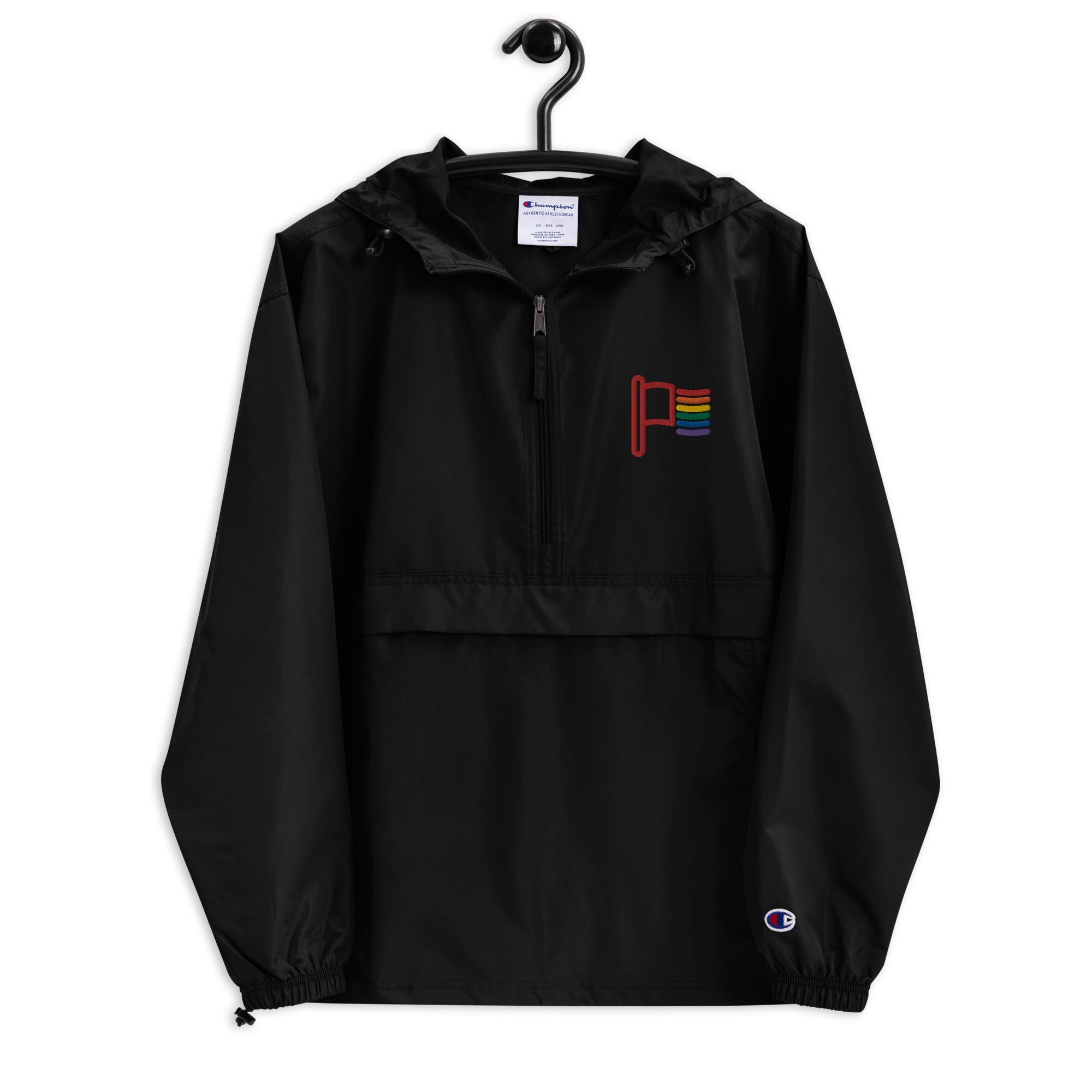 ADP Pride BRG Embroidered Champion Packable Jacket