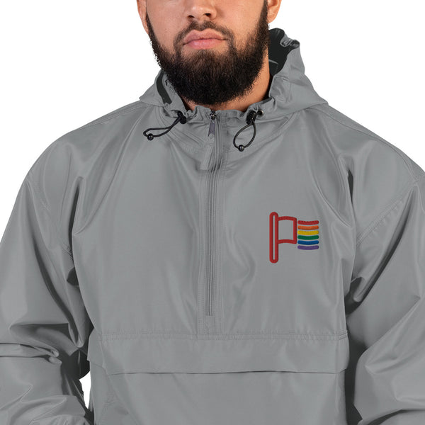 ADP Pride BRG Embroidered Champion Packable Jacket