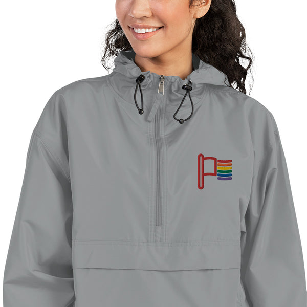 ADP Pride BRG Embroidered Champion Packable Jacket
