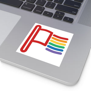ADP Pride BRG - Square Vinyl Stickers