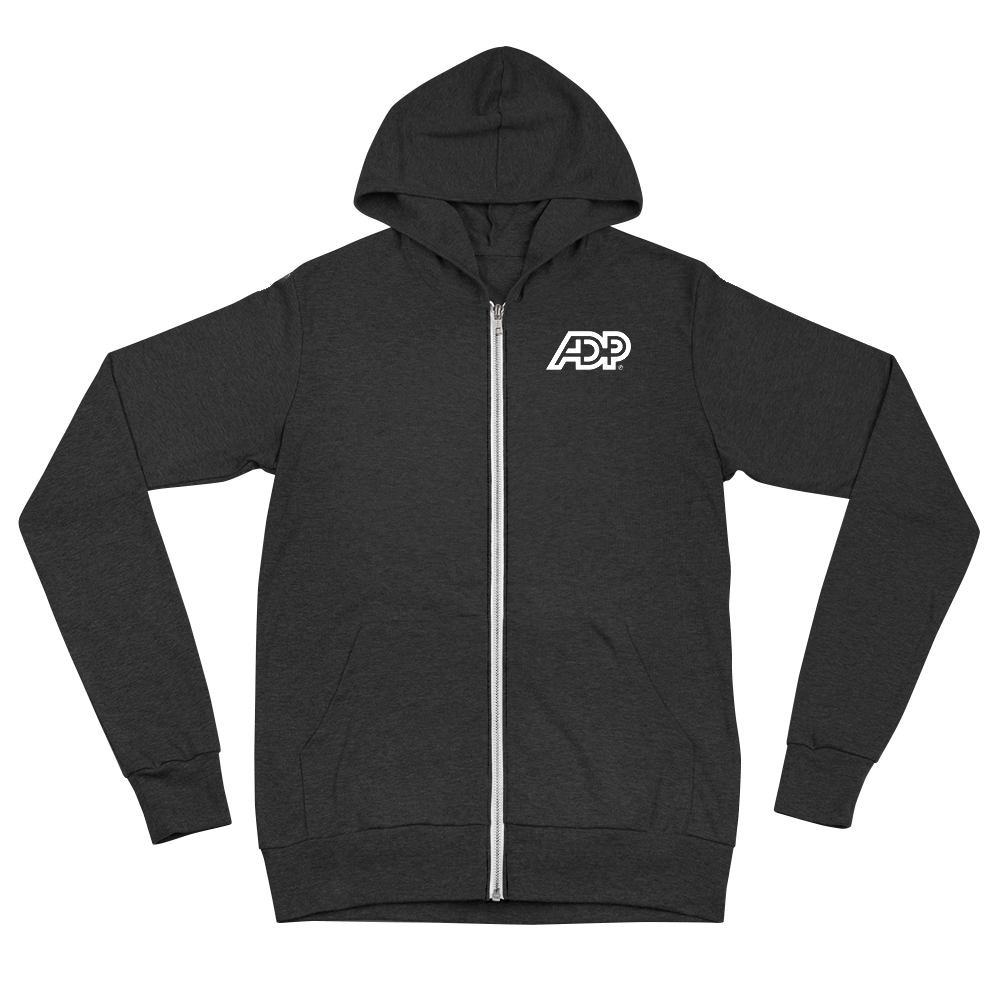 ADP Unisex zip hoodie