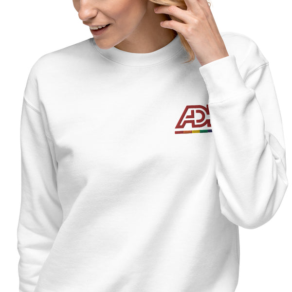 ADP Pride BRG Embroidered Unisex Premium Sweatshirt